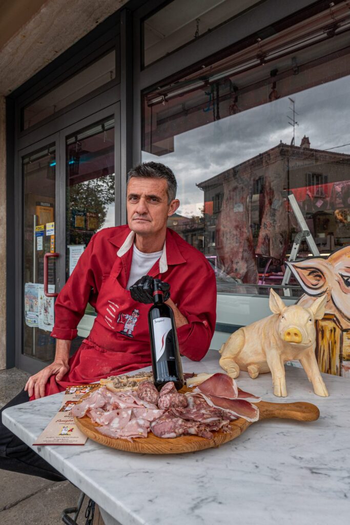 Tagliere di salumi della Macelleria Bianchi